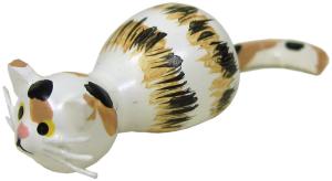 Flade Glückskatze auf Lauer  (Flade 3039) Glückskatze auf Lauer